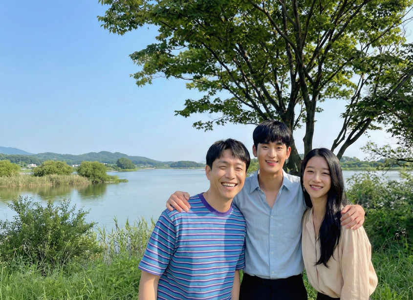 Dos lightsticks ARMY Bomb de BTS sostenidos en alto durante un concierto, con el escenario iluminado al fondo.